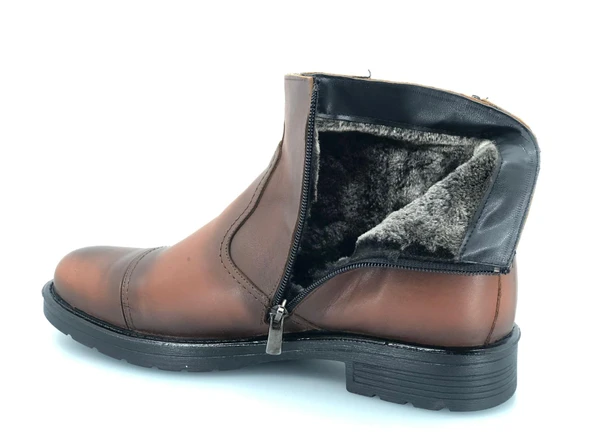 Dropland 4703 Hakiki Deri İçi Yünlü Erkek Bot - Resim 5
