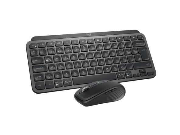 LOGİTECH MX KEYS MINI KURUMSAL KLAVYE VE MOUSE SETI SIYAH 920-011063 - 1