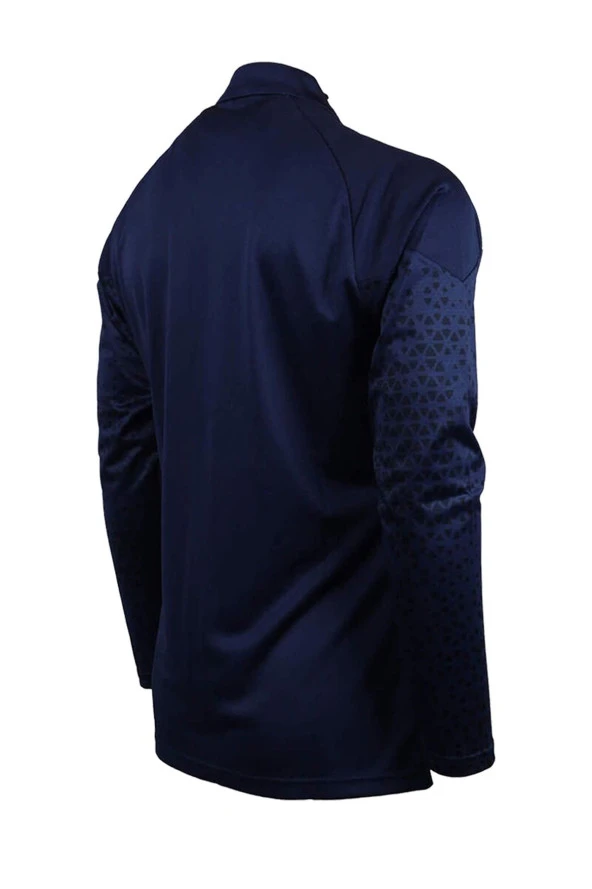 Fenerbahçe Orijinal 23/24 A Takım Hoca Tam Fermuar Lacivert Çocuk Sweat + Kalem Set Ahşap Kutulu - 5