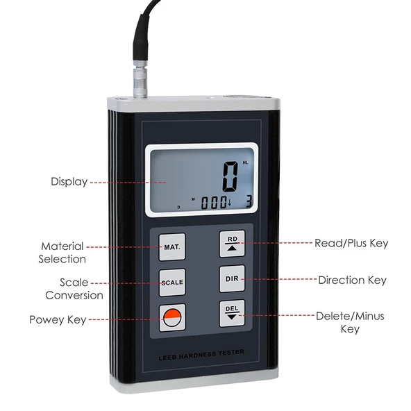 LANDTEK Leeb Sertlik Ölçer Hardness Tester HM-6580 360 Derece - Resim 4