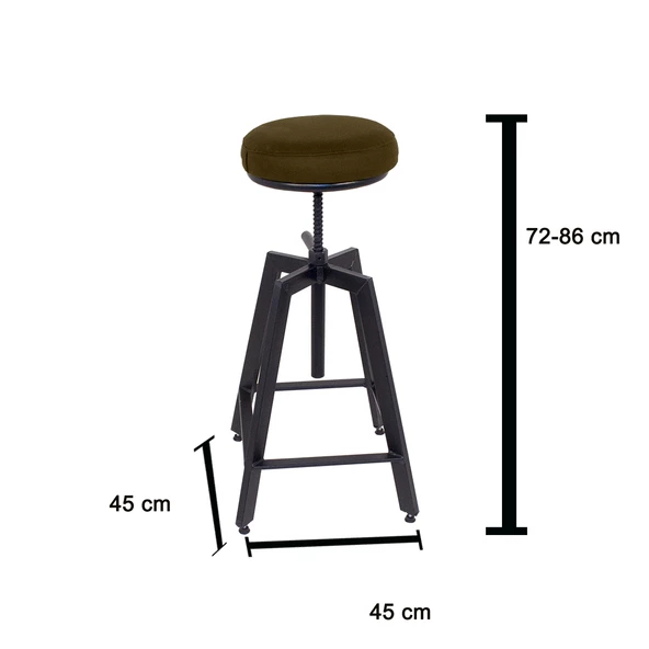 Bar Taburesi Ayarlanabilir - Kahverengi