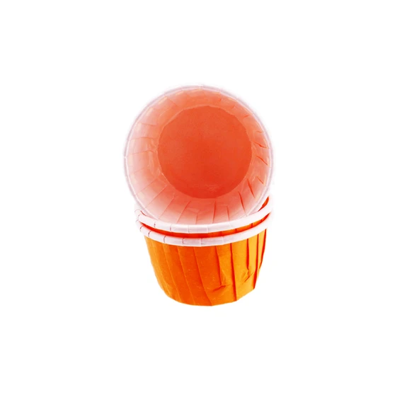 Cupcake Kalıbı Orta Boy Düz Renk  50*39 Mm (50 Adet)  Turuncu