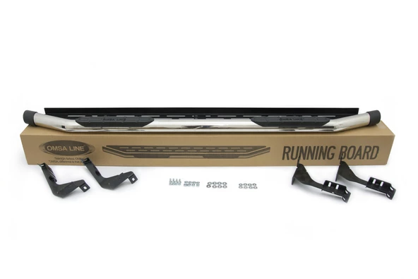 OMSA VW Amarok Amazon Krom Yan Basamak Çap:76 2022 ve Sonrası - 3