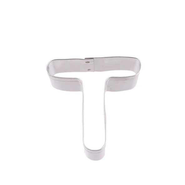 Kek Kurabiye Ve Pasta Kalıbı Metal T Harfİ Büyük Boy Alfabe 8.5 CM