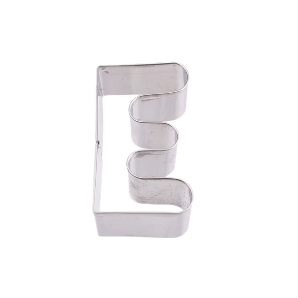Kek Kurabiye Ve Pasta Kalıbı Metal E Harfİ Büyük Boy Alfabe 8.5 CM