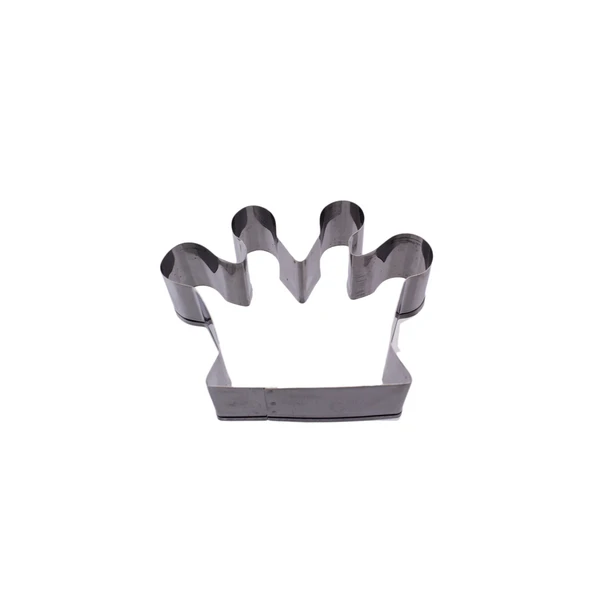 Kek Kurabiye Ve Pasta Kalıbı Metal Şekilli Kral Tacı 8.5X6.5 CM