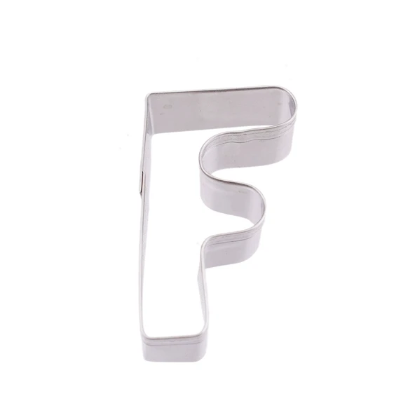 Kek Kurabiye Ve Pasta Kalıbı Metal F Harfİ Büyük Boy Alfabe 8.5 CM