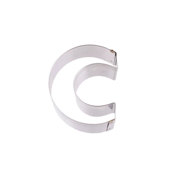 Kek Kurabiye Ve Pasta Kalıbı Metal C Harfİ Büyük Boy Alfabe 8.5 CM