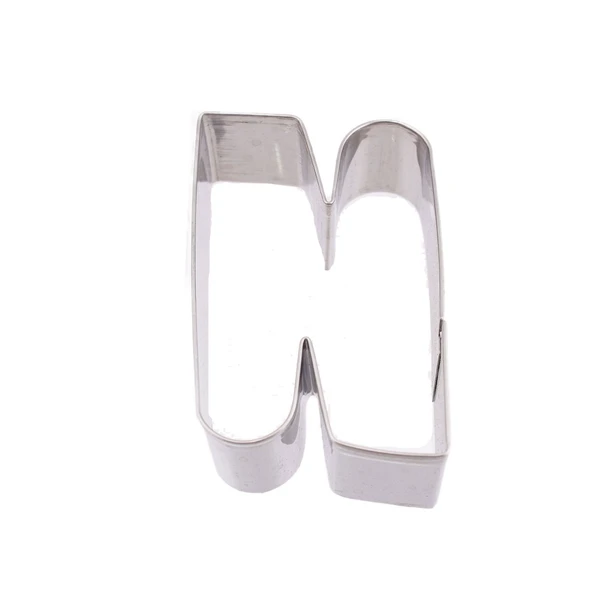 Kek Kurabiye Ve Pasta Kalıbı Metal N Harfİ Büyük Boy Alfabe 8.5 CM