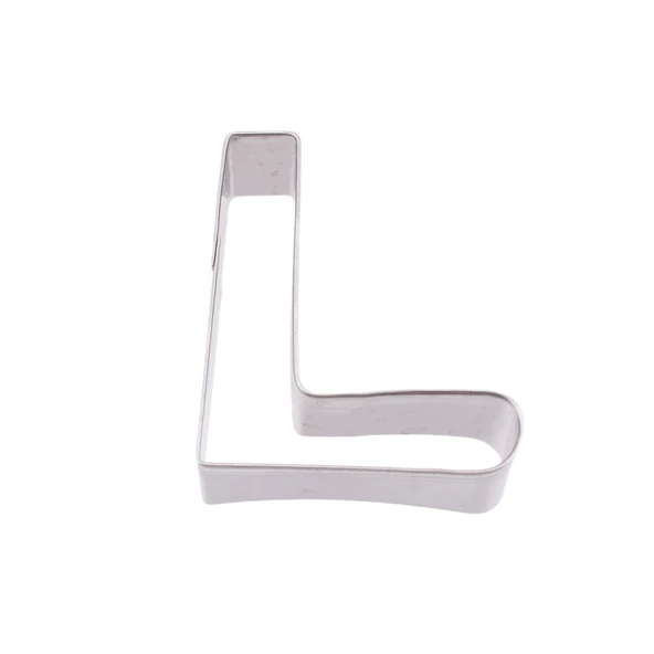 Kek Kurabiye Ve Pasta Kalıbı Metal L Harfİ Büyük Boy Alfabe 8.5 CM