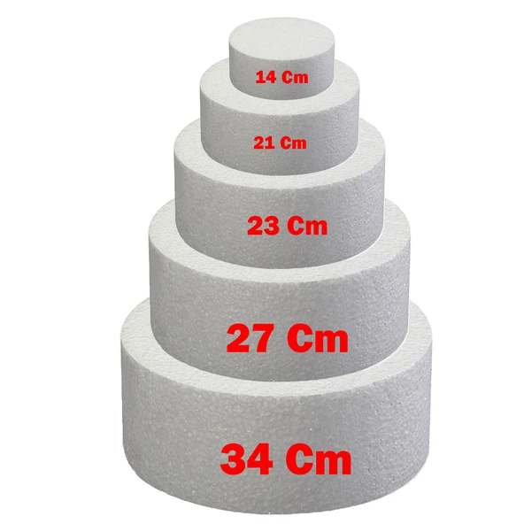 Strafor Pasta Tek  Katlı (Strafor Stand Tek  Katlı) 34 CM - 3