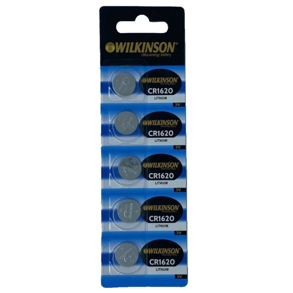 WILKINSON 1620 3V Lityum Düğme Pil 5'li Paket