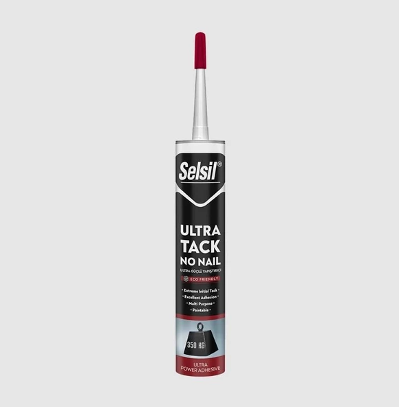 Selsil Hibrit Ultra Tack Yapıştırıcı 290 ml Beyaz