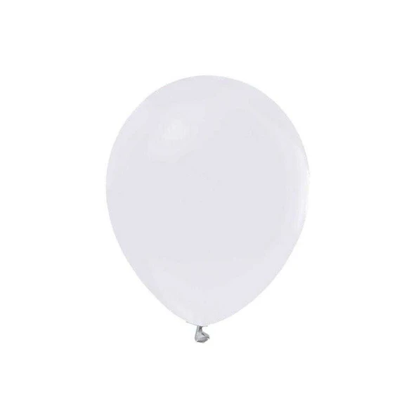 Metalik  Balon 12 İnç Baskısız (100 Adet)  Beyaz