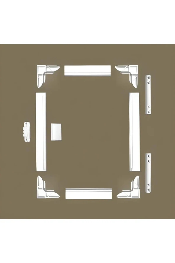 100cm X 220 Cm Menteşeli Fiber Glass Kapı Sinekliği - 4