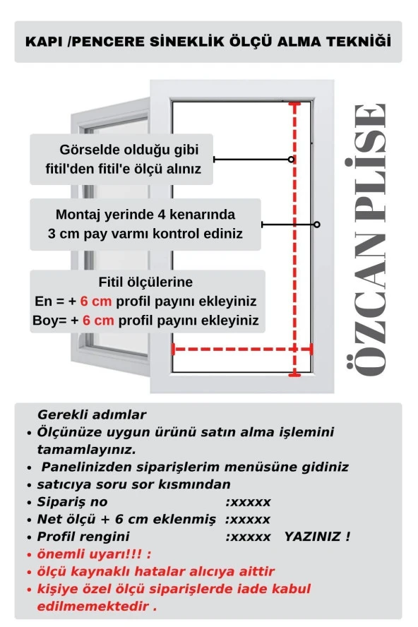 Plise Pileli Sürgülü Sineklik 0-90 X 0-210 Cm(çelik Kapı, Ahşap Kapı ,pimapen Kapı )pilise - 5
