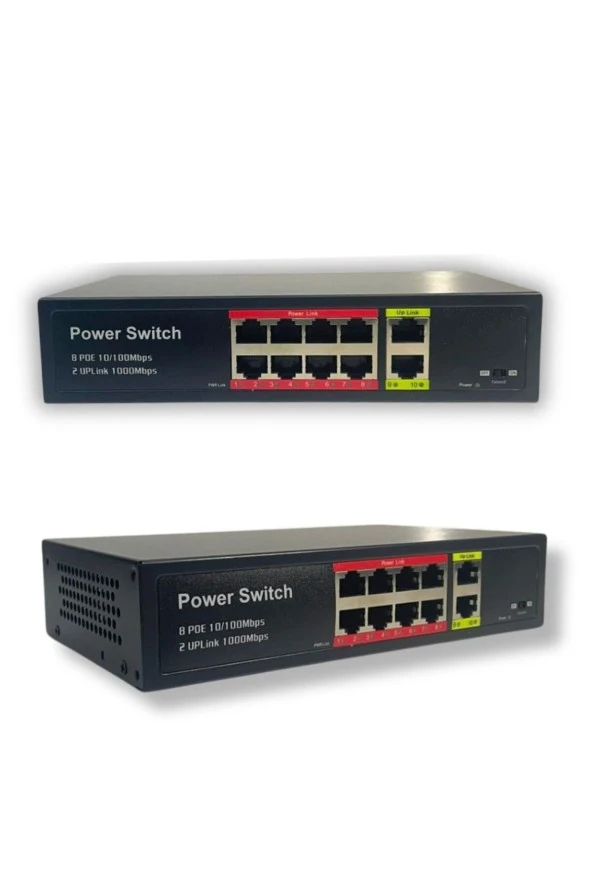Poe Switch Pr-830g 8 2 Port Smart