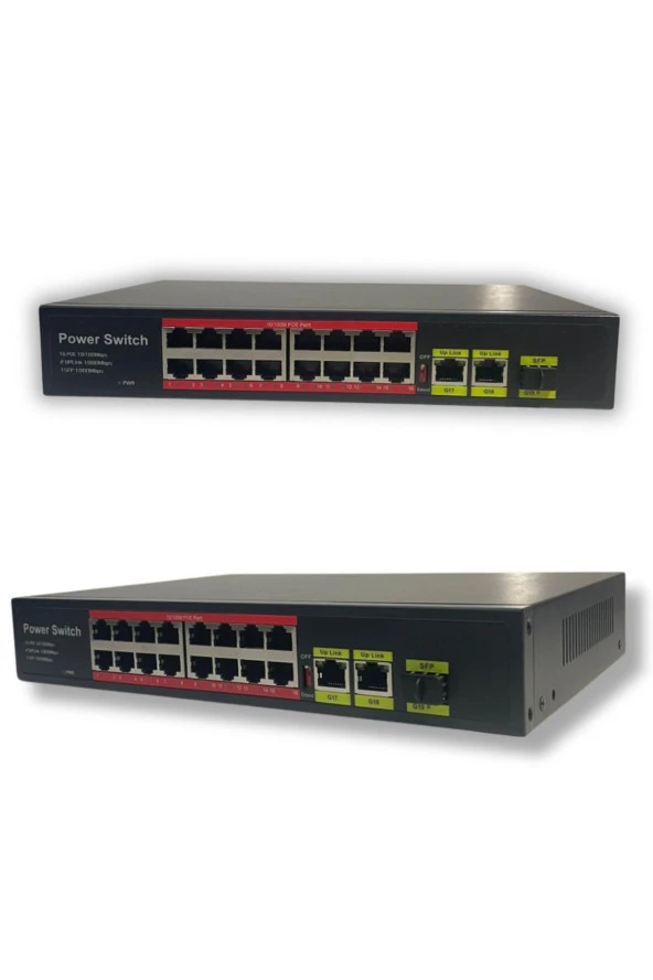 Poe Switch Pr-1630g 16 3 Port Smart