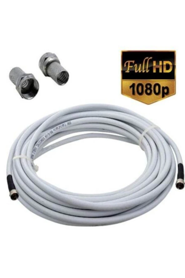 Çanak Anten,uydu,televizyon Kablosu Rg6 Hd 10 Metre