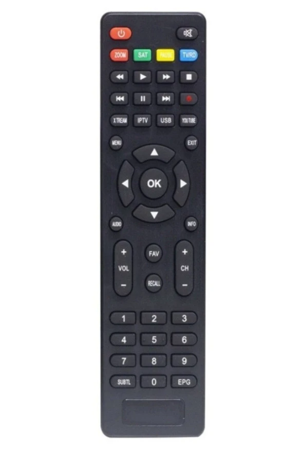 T Serisi Xtream Tuşlu Hd Uydu Alıcı Kumandası