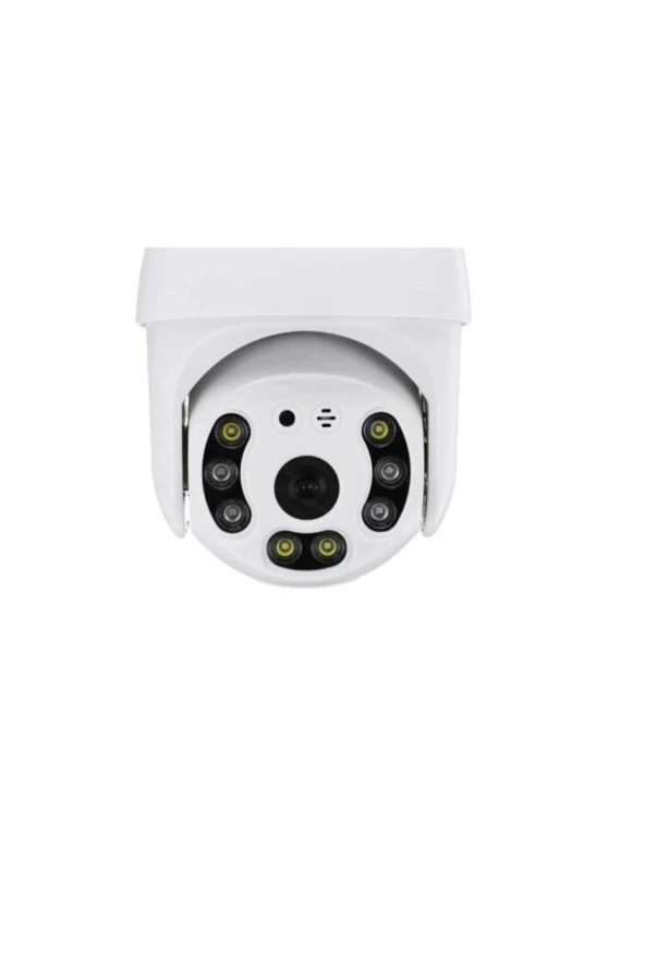 Gece Görüşlü 360 Derece Led Işık 1080p Wifi Kamera Kablosuz Panoramik Ev Güvenlik Kamersı - 2