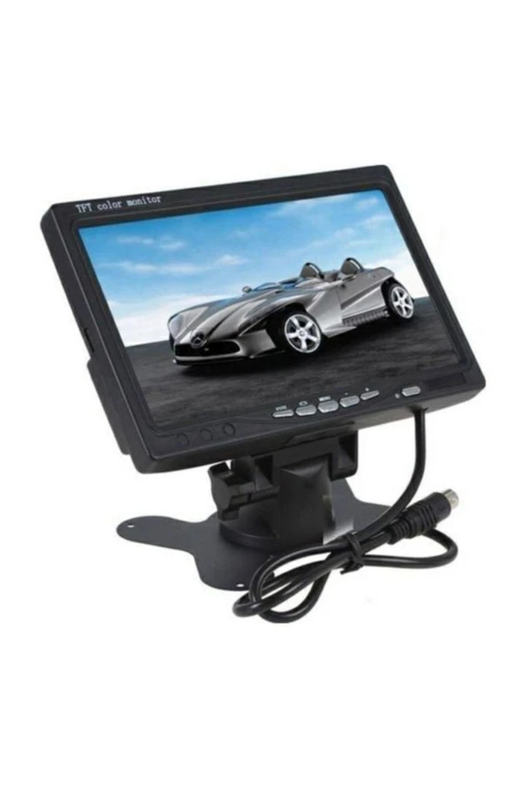 7 Inç Lcd Araç Monitör Geri Vites Kamerası Uyumlu