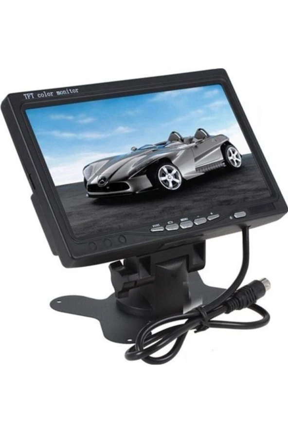 Mx-2017 7" Tft-led Araç Içi Geri Görüş Kamerası Uyumlu Monitör