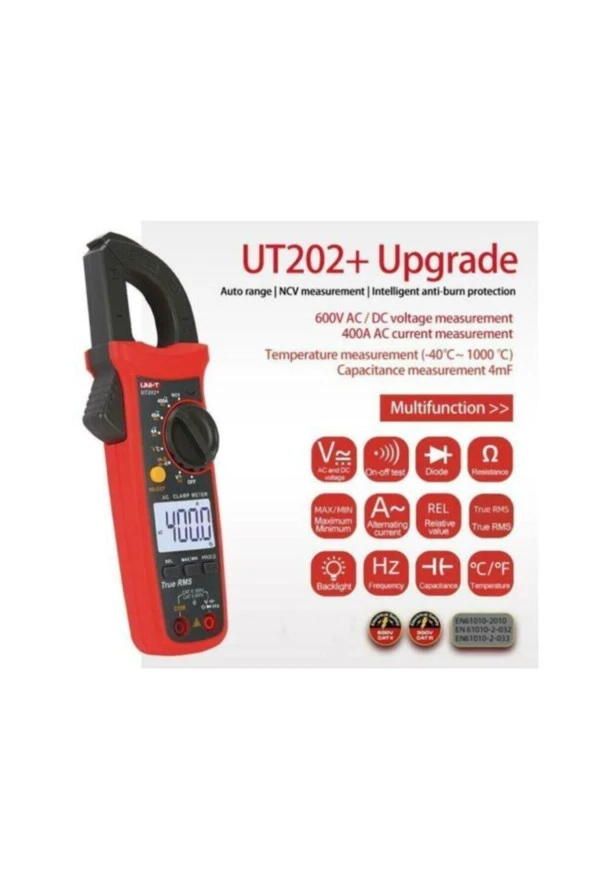 Ut202+ 400a True Rms Dijital Pensampermetre