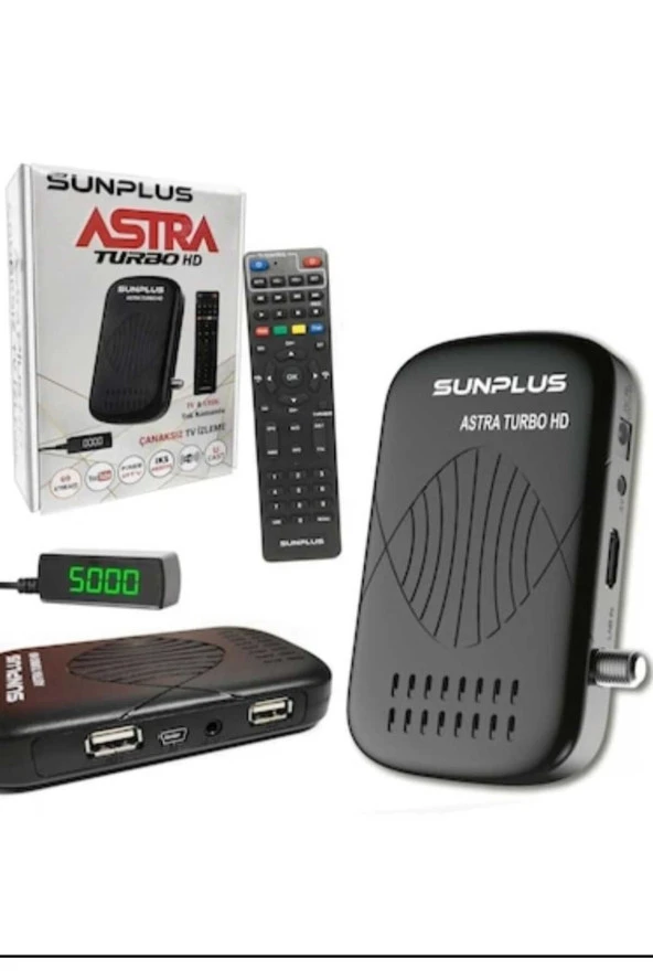 Sunplus Astra Turbo Hd Full Hd Çanaksız Uydu Alıcı