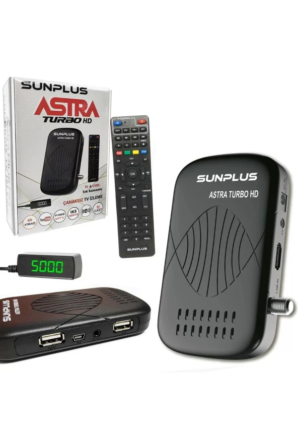 Astra Turbo Çanaksız Çanaklı Wi-fi Full Hd Sinema Paketili Uydu Alıcısı - 2