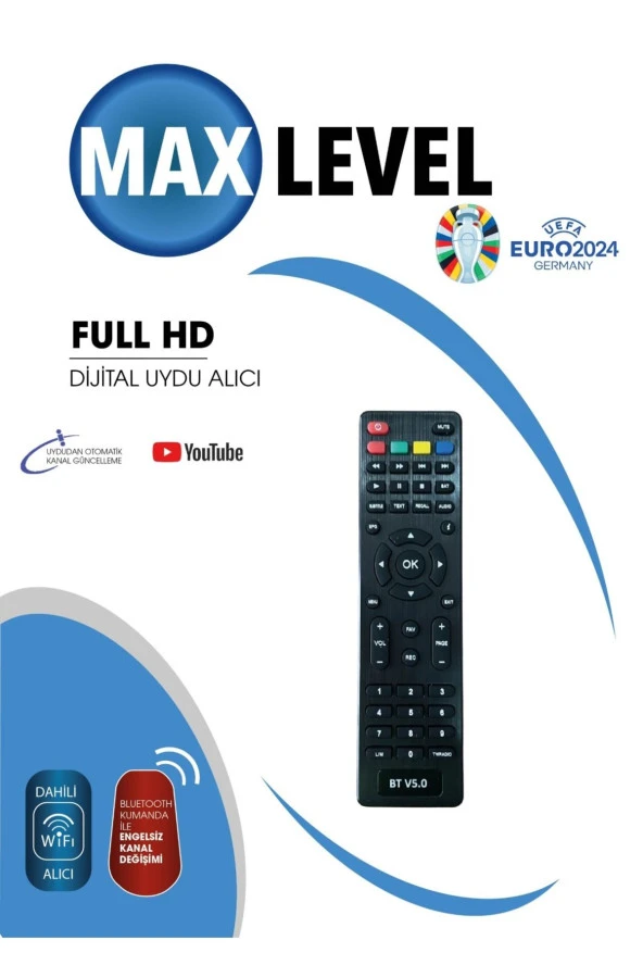Maxlevel Çanaksız Uydu Alıcı Dahili Wifi Bluetooth Kumandalı Full Hd Uydu Alıcısı - 2