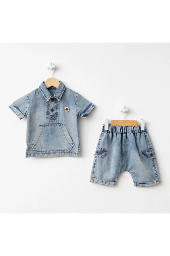 Mayoral Erkek Gömlekli Takım Mavi ürün görseli 1