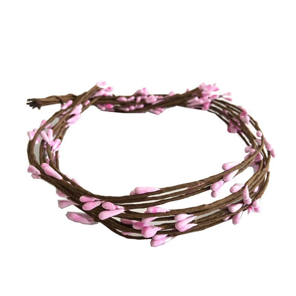 Çiçek Cipso (Taç Yapmak İçin) 65 Cm (50 Adet)  Pembe