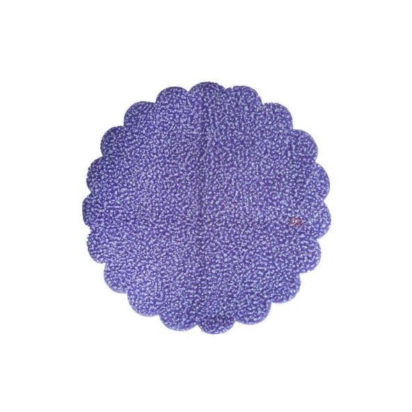 Karlı Organze Hazır Kesilmiş Tül 18 Cm (100 Adet)  Lila