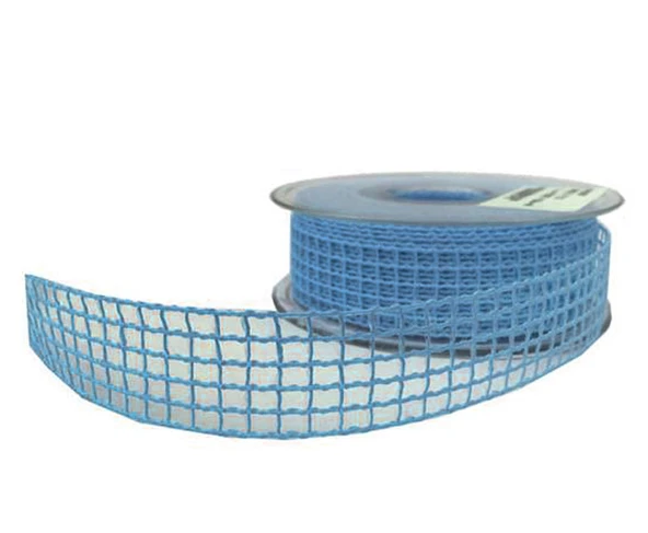 Kurdele Kanaviçe File Modeli 2 CM (20 Metre)  Mavi