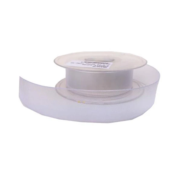Şifon Kurdele 4 Cm (20 Metre)  Beyaz