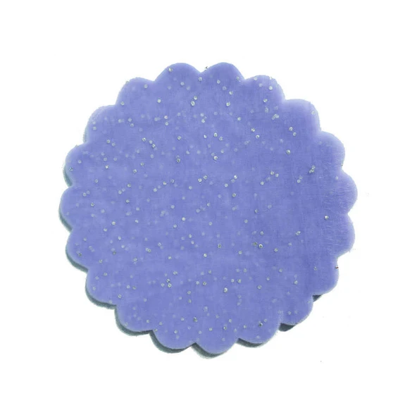 Taşlı Organze Hazır Kesilmiş Tül 22 Cm (100 Adet)  Lila