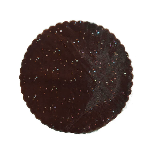 Taşlı Organze Hazır Kesilmiş Tül 22 Cm (100 Adet)  Siyah