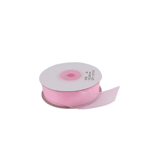 Organze Kurdele 30 MM (22 Metre)  Pembe