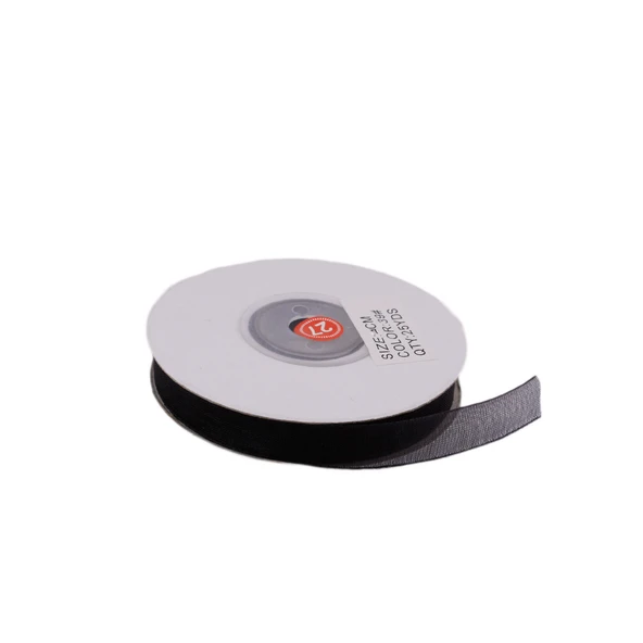 Organze Kurdele 20 MM (22 Metre)  Siyah