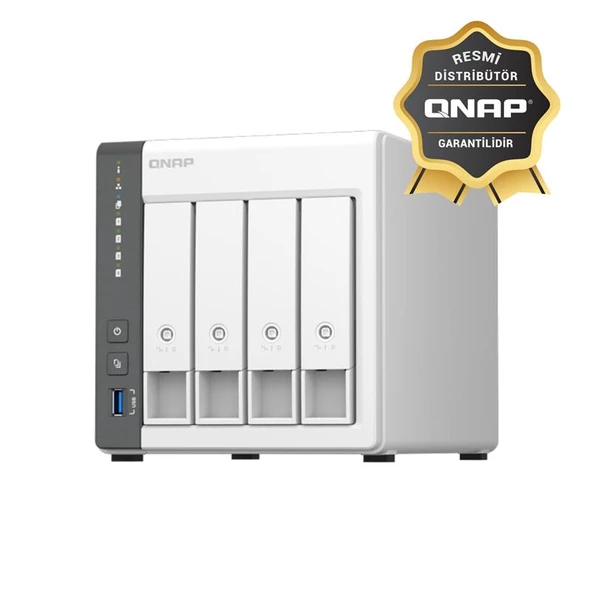 QNAP TS-433-4GB RAM 4 HDD YUVALI TOWER NAS (RESMİ DİSTRİBÜTÖR GARANTİLİ)