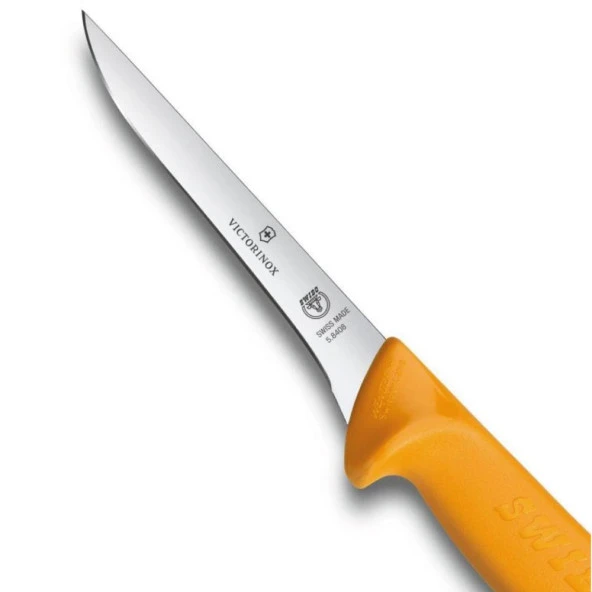 Victorinox 13cm Dar Ağız Swibo Sıyırma Bıçağı Sarı 5.8408.13 - 4