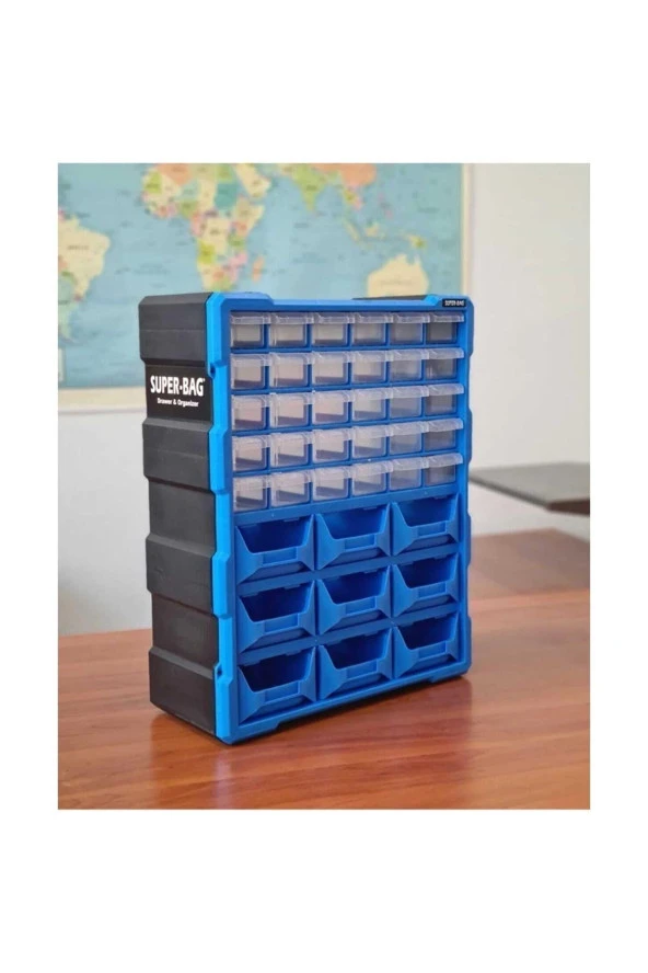 SUPER BAG 39 lu Küçük Monoblok Çekmece Seti - ASR-6010