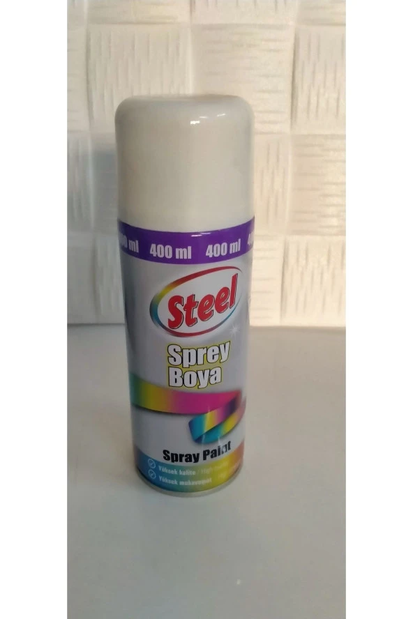 Steel Sprey Boya (beyaz) 400 Ml.