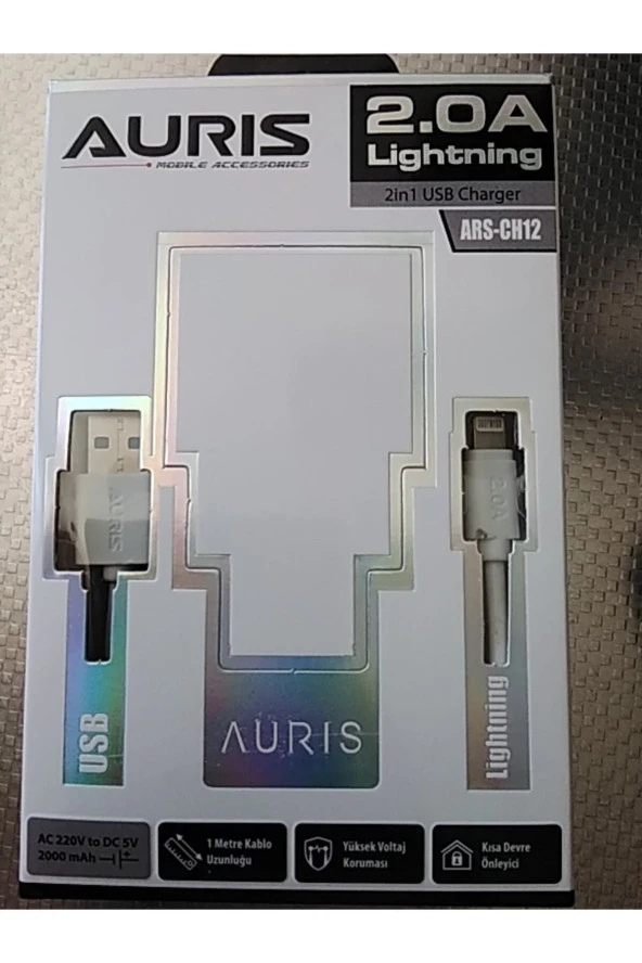 Aurıs 2.0a Ios Şarj Seti Ars/ch-12