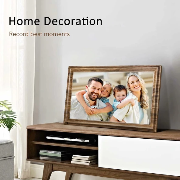 Canupdog Dijital Fotoğraf Çerçevesi 16 Inc Büyük - 32GB Depolama - 2