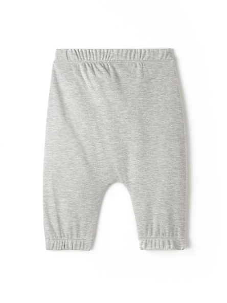 Galatasaray Orijinal Logo Baskılı Bebek Eşofman Altı Gri - 3