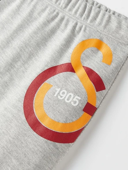 Galatasaray Orijinal Logo Baskılı Bebek Eşofman Altı Gri - 2