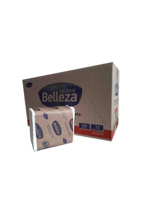 Belleza Extra Dispenser Peçete 17x21 cm 300'lü 12 Paket - Resim 2