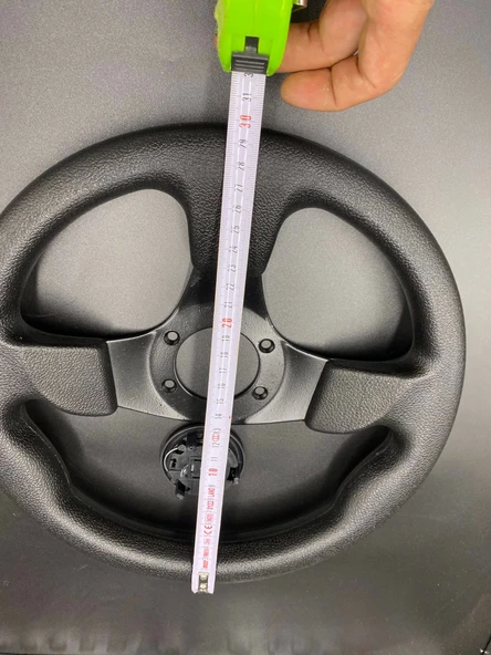 Spor Direksiyon Deri 30Cm Momo Tip - Yarış Spor Direksiyonu - 7